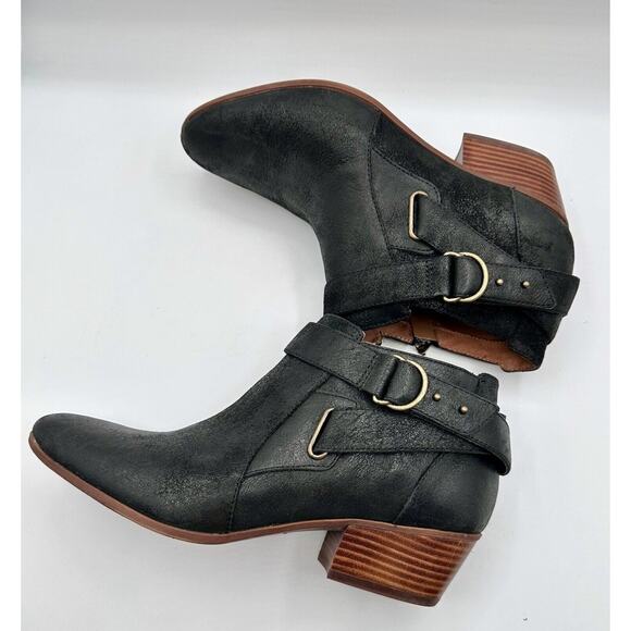 Clarks SPYE BELLE Black Booties 11 Cowgirl Western Southwestern Nashville 33-05 - Picture 1 of 10